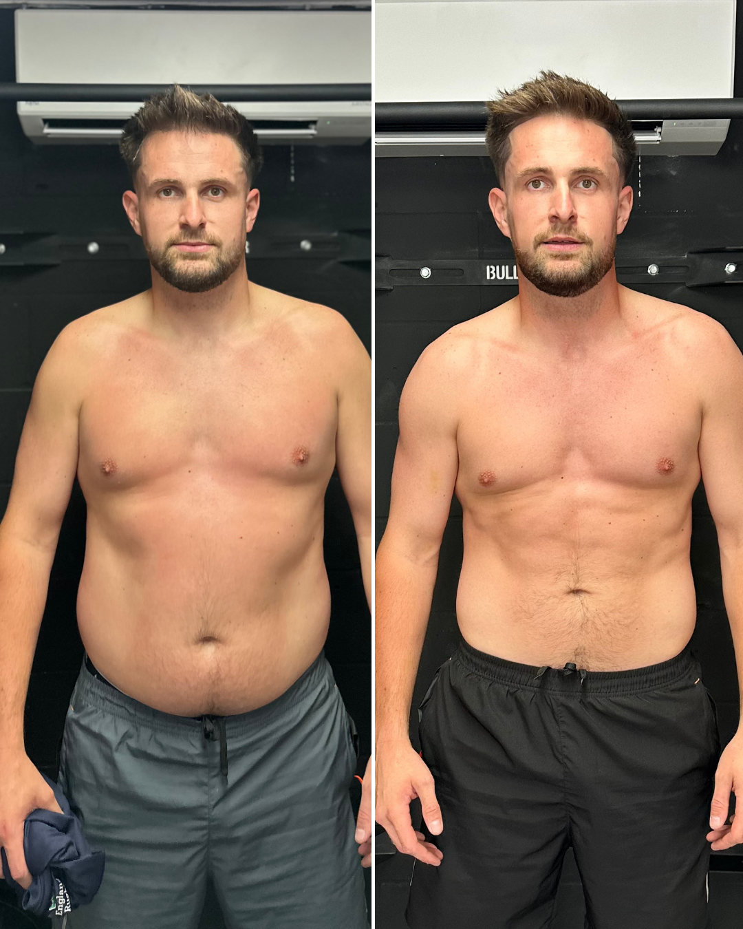 Before and after — Danny, 90 days