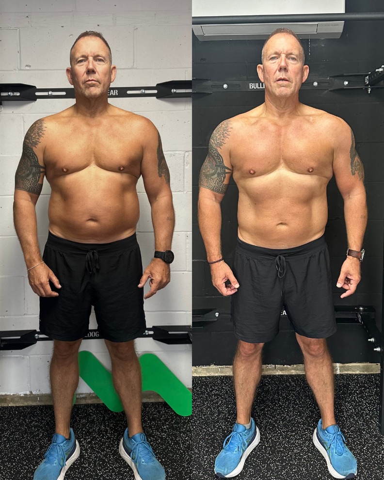 Before and after Jay B, 90 days