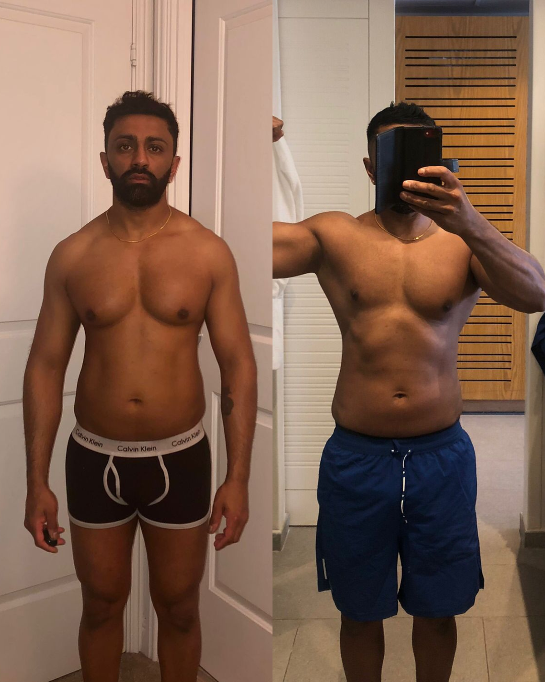 Before and after Mitesh, 90 days