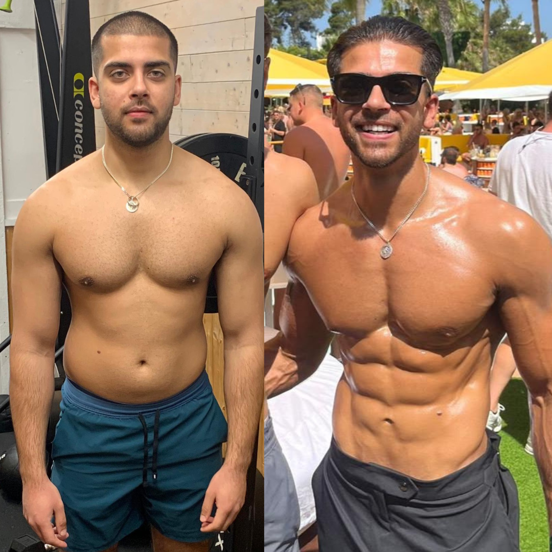 Before and after — Rob, 30 months